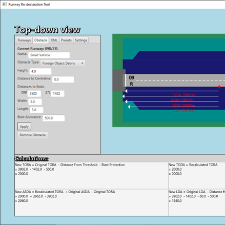 Java Runway Redeclaration Tool